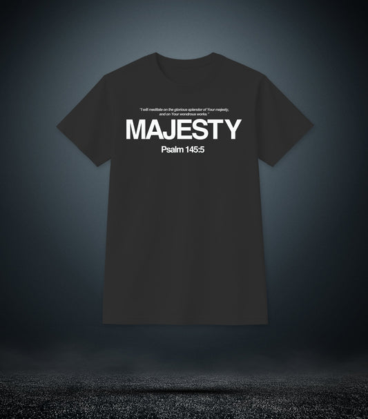 Psalm 9:31 - Majesty Christian T - Shirt (Mens Black)
